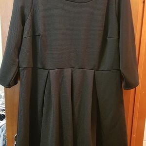 Modcloth Fervour 3/4 sleeve black dress 2X